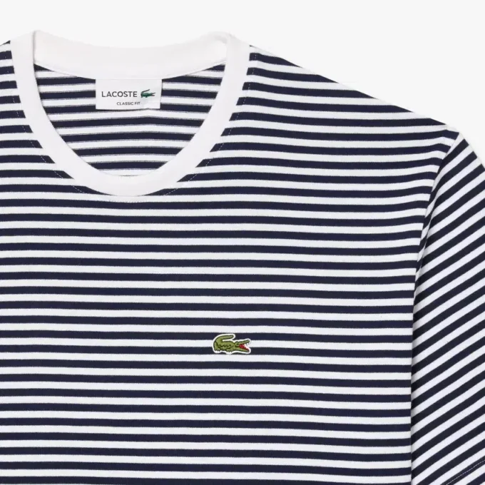 Gestreiftes T-Shirt aus schwerer Baumwolle für Herren