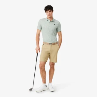 Golf-Poloshirt mit Regular Fit und Aufdruck