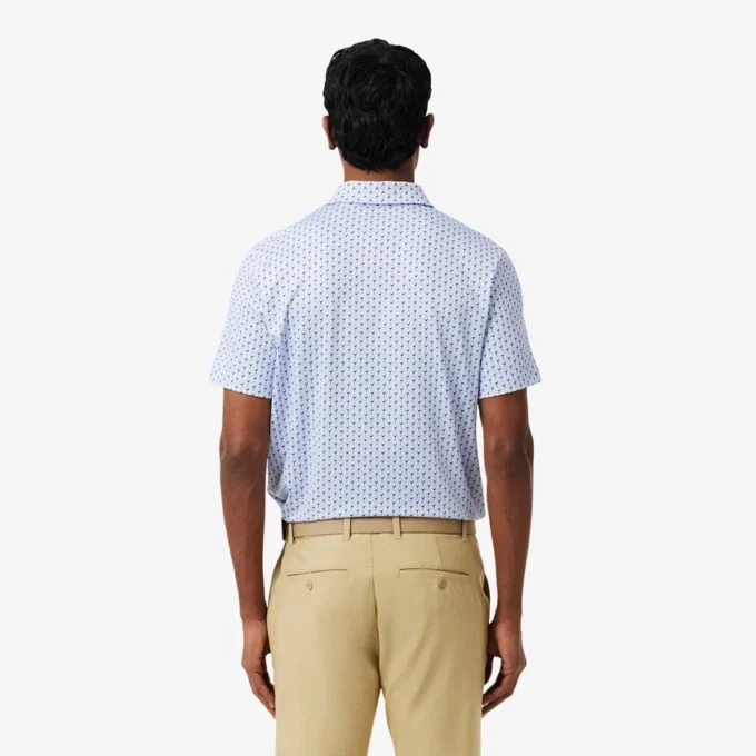 Golf-Poloshirt mit Regular Fit und Aufdruck