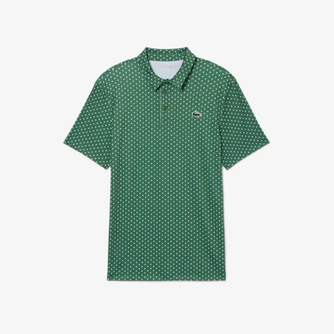 Golf-Poloshirt mit Regular Fit und Aufdruck