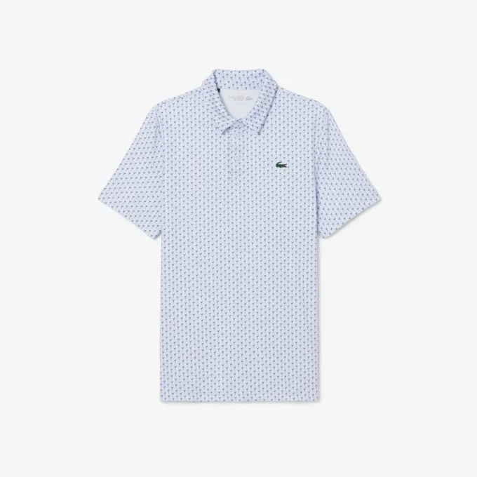 Golf-Poloshirt mit Regular Fit und Aufdruck