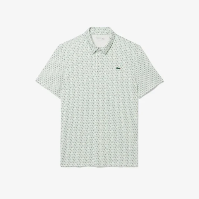 Golf-Poloshirt mit Regular Fit und Aufdruck