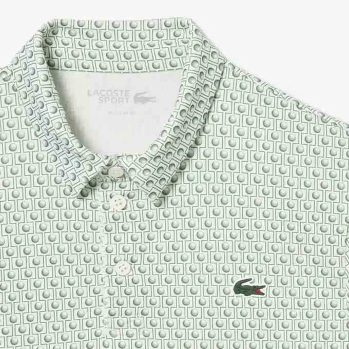 Golf-Poloshirt mit Regular Fit und Aufdruck