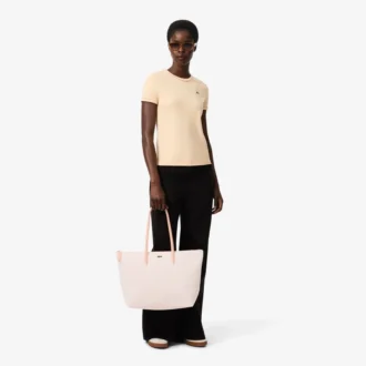 Große gestreifte L.12.12 Concept-Tasche