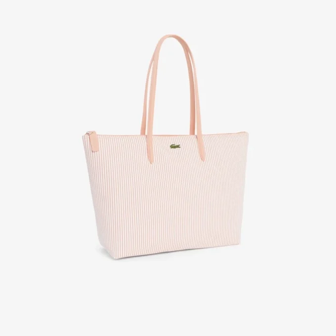 Große gestreifte L.12.12 Concept-Tasche