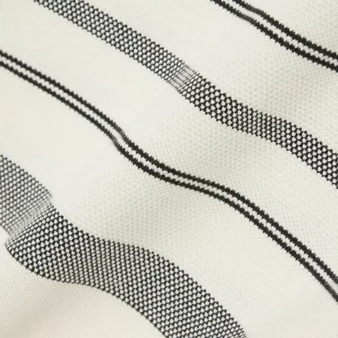 Hergestellt in Frankreich Klassisch geschnittenes gestreiftes Poloshirt