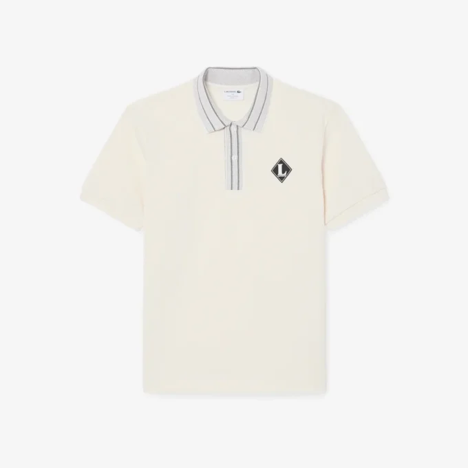 Hergestellt in Frankreich Poloshirt mit klassischer Passform und Emblem