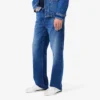 Herren-5-Pocket-Jeans in geradem Schnitt, Indigo