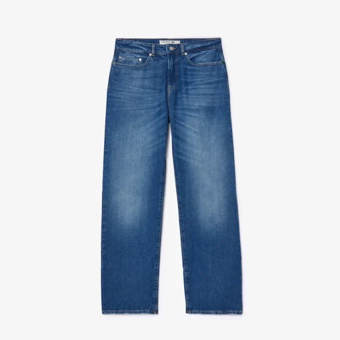 Herren-5-Pocket-Jeans in geradem Schnitt, Indigo