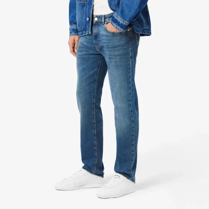 Herren-5-Pocket-Jeans in Slim Fit, Indigo
