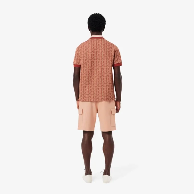 Herren-Cargo-Shorts aus Baumwollfleece