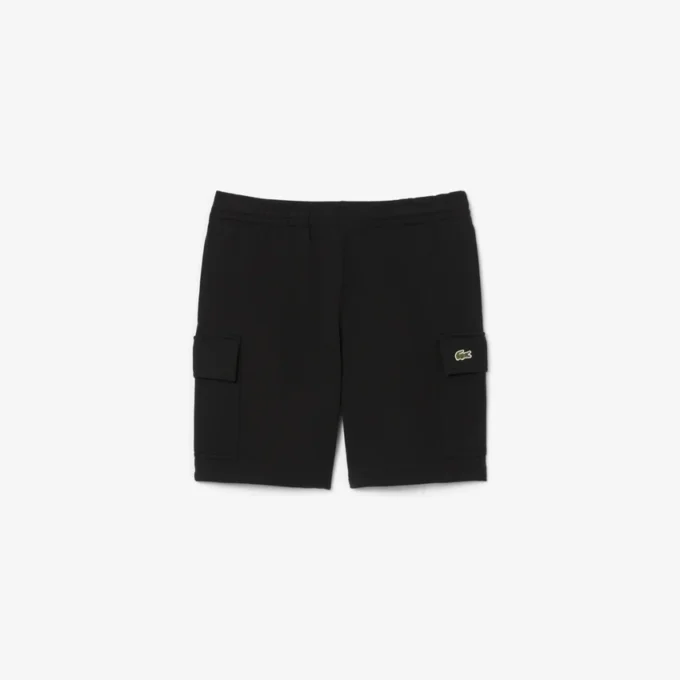 Herren-Cargo-Shorts aus Baumwollfleece