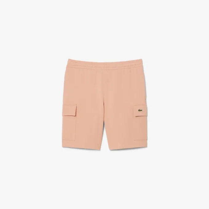 Herren-Cargo-Shorts aus Baumwollfleece