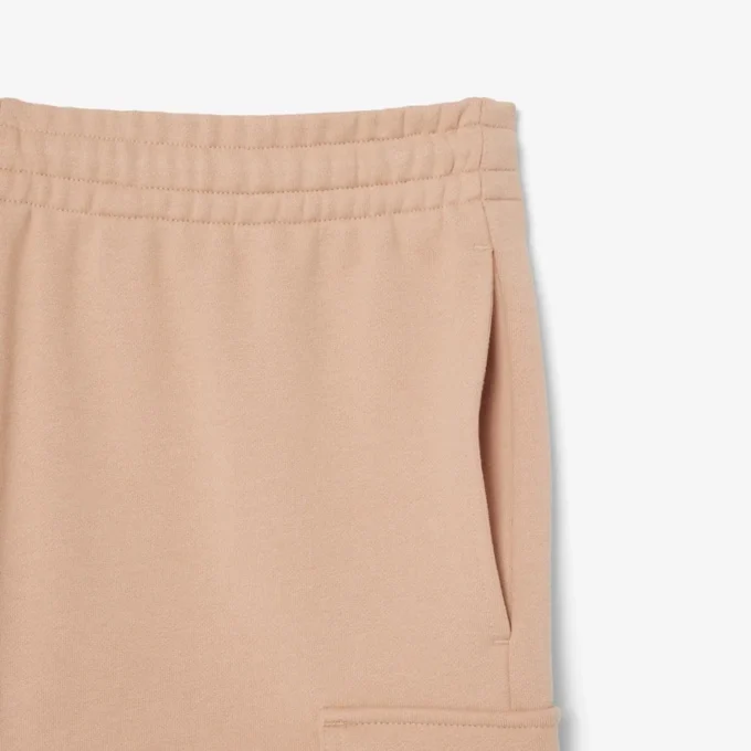 Herren-Cargo-Shorts aus Baumwollfleece