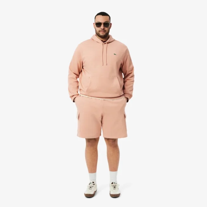 Herren-Cargo-Shorts aus Baumwollfleece