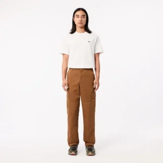 Herren-Cargohose aus Baumwolle mit gerader Passform