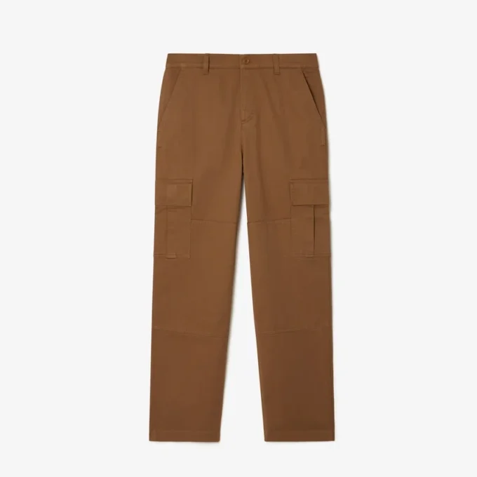 Herren-Cargohose aus Baumwolle mit gerader Passform