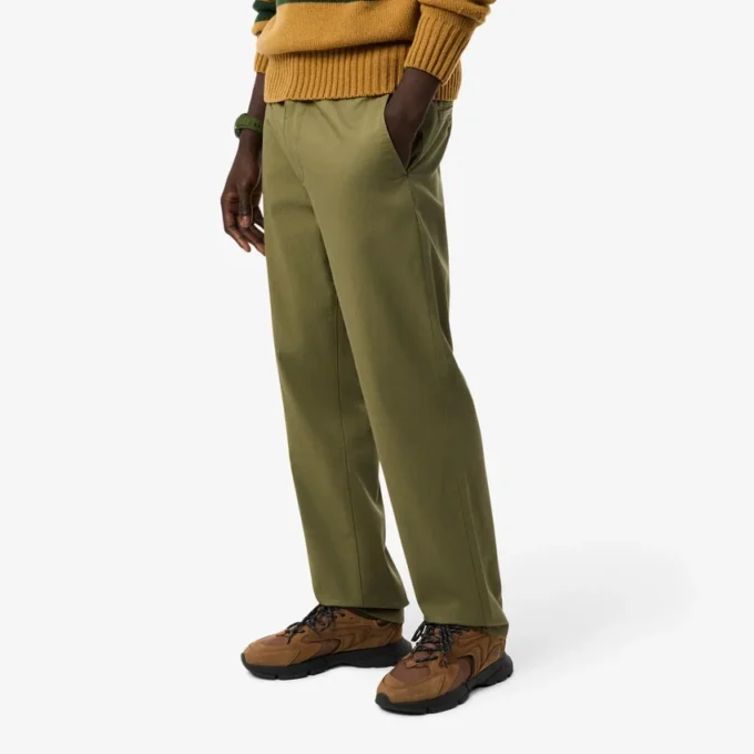 Herren-Chinohose aus Baumwolle in Regular Fit