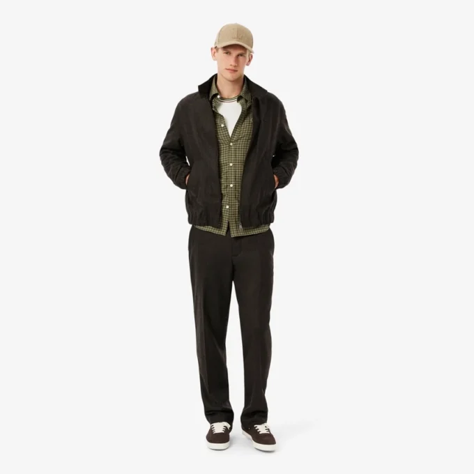 Herren-Flanellhemd mit Karomuster in Regular Fit