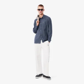 Herren-Flanellhemd mit Karomuster in Regular Fit