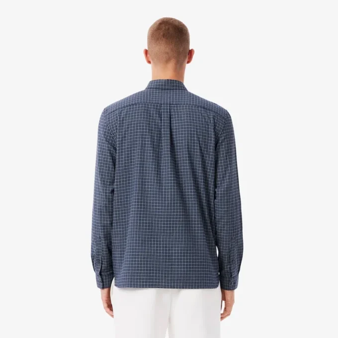 Herren-Flanellhemd mit Karomuster in Regular Fit