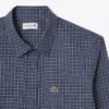 Herren-Flanellhemd mit Karomuster in Regular Fit