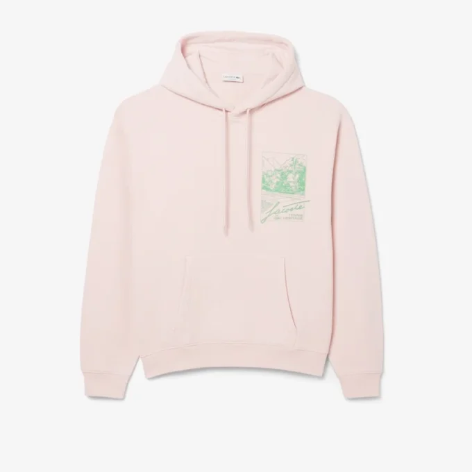 Herren-Fleece-Hoodie mit Aufdruck