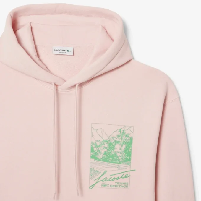 Herren-Fleece-Hoodie mit Aufdruck