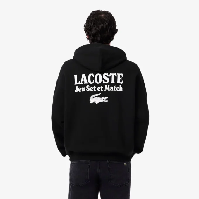 Herren-Fleece-Hoodie mit Mehrfachdruck