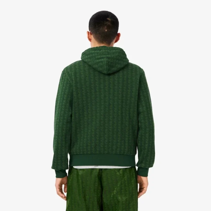 Herren-Fleece-Hoodie mit Monogramm