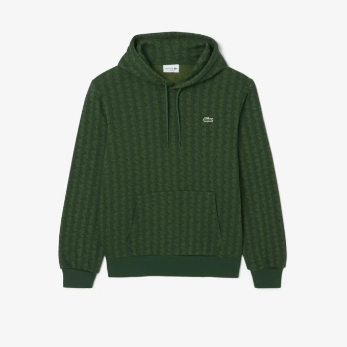 Herren-Fleece-Hoodie mit Monogramm