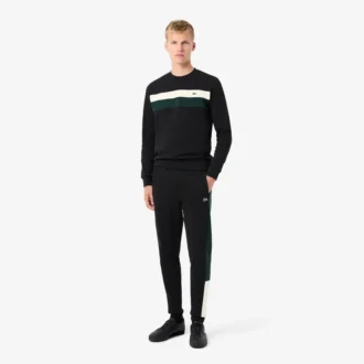 Herren-Fleece-Jogginghose mit schmal zulaufendem Bein