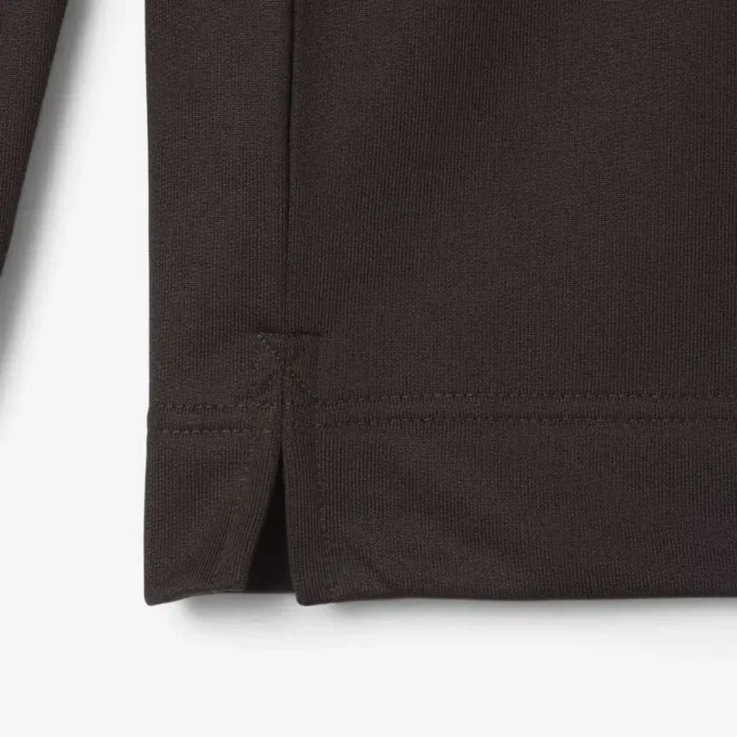 Herren-Fleece-Poloshirt in lockerer Passform