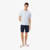 Herren-Fleece-Pyjama-Shorts in gerader Passform