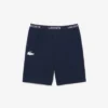 Herren-Fleece-Pyjama-Shorts in gerader Passform