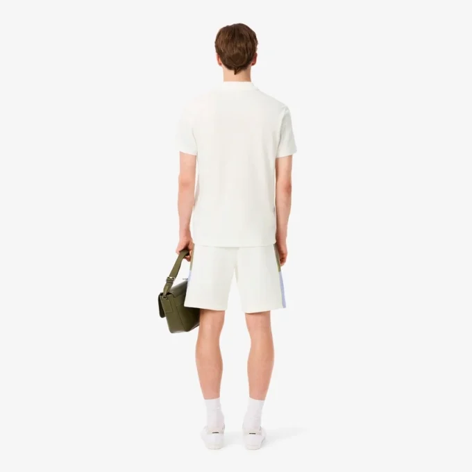 Herren-Fleece-Shorts mit Farbblock-Design