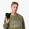 Herren-Fleece-Sweatshirt in lockerer Passform