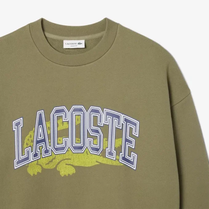 Herren-Fleece-Sweatshirt in lockerer Passform
