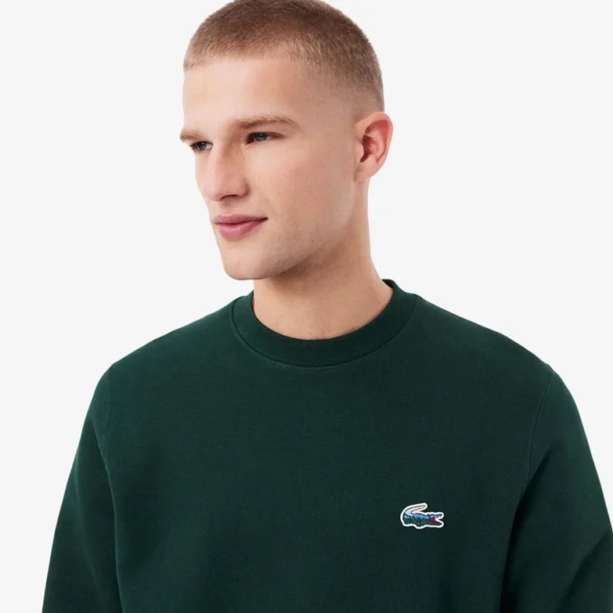 Herren-Fleece-Sweatshirt „Landscape Crocodile“