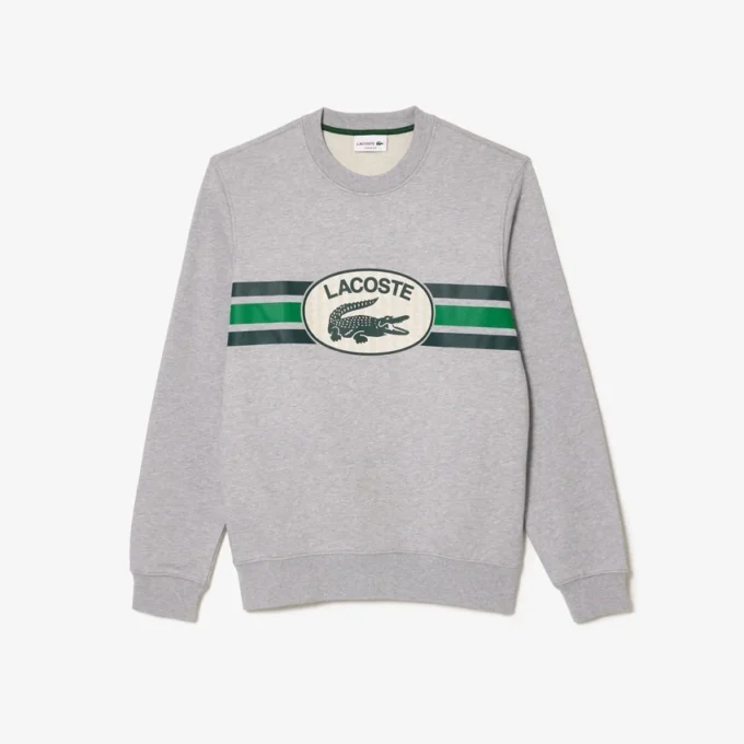 Herren-Fleece-Sweatshirt mit Grafikprint
