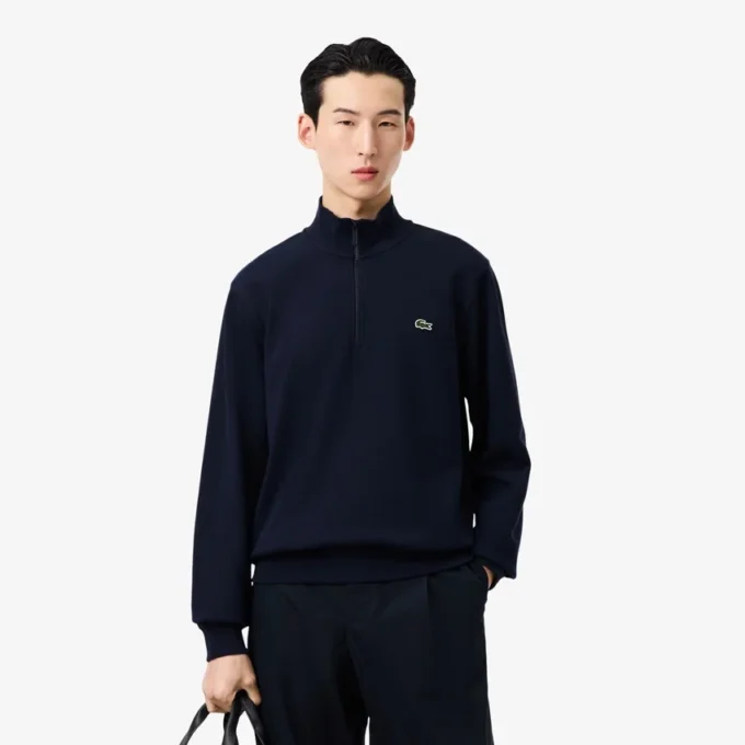 Herren-Fleece-Sweatshirt mit Reißverschluss