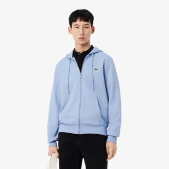 Herren-Fleece-Sweatshirt mit Reißverschluss in klassischer Passform