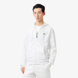 Herren-Fleece-Sweatshirt mit Reißverschluss in klassischer Passform