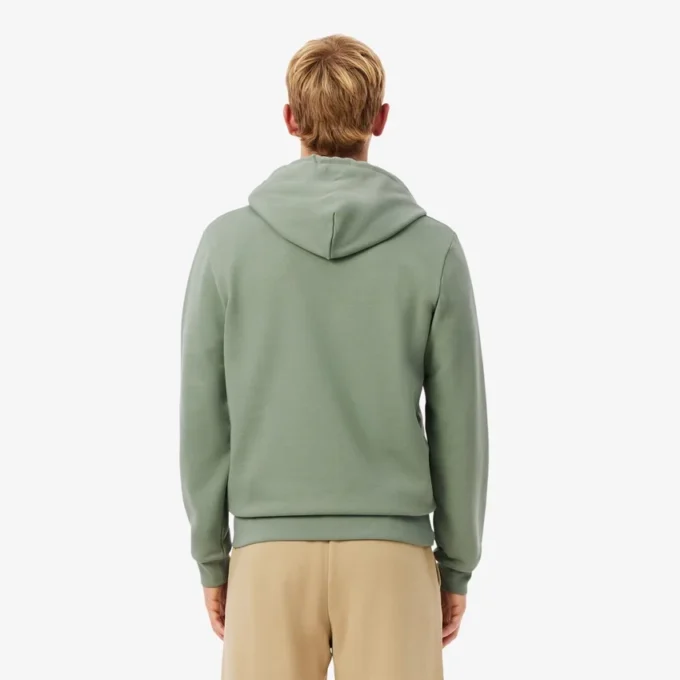 Herren-Fleece-Sweatshirt mit Reißverschluss in klassischer Passform