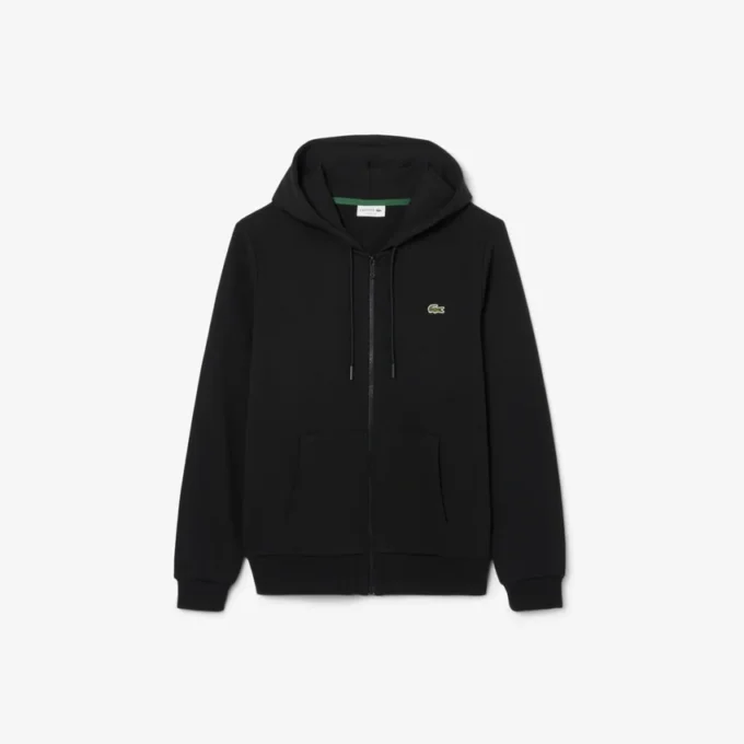 Herren-Fleece-Sweatshirt mit Reißverschluss in klassischer Passform