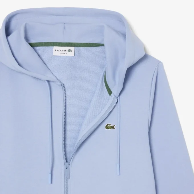 Herren-Fleece-Sweatshirt mit Reißverschluss in klassischer Passform