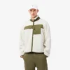 Herren-Fleecejacke mit Farbblock-Design
