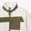 Herren-Fleecejacke mit Farbblock-Design