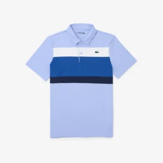 Herren-Golf-Poloshirt in Regular Fit mit Farbblock-Design