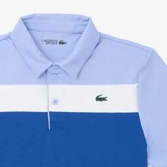 Herren-Golf-Poloshirt in Regular Fit mit Farbblock-Design